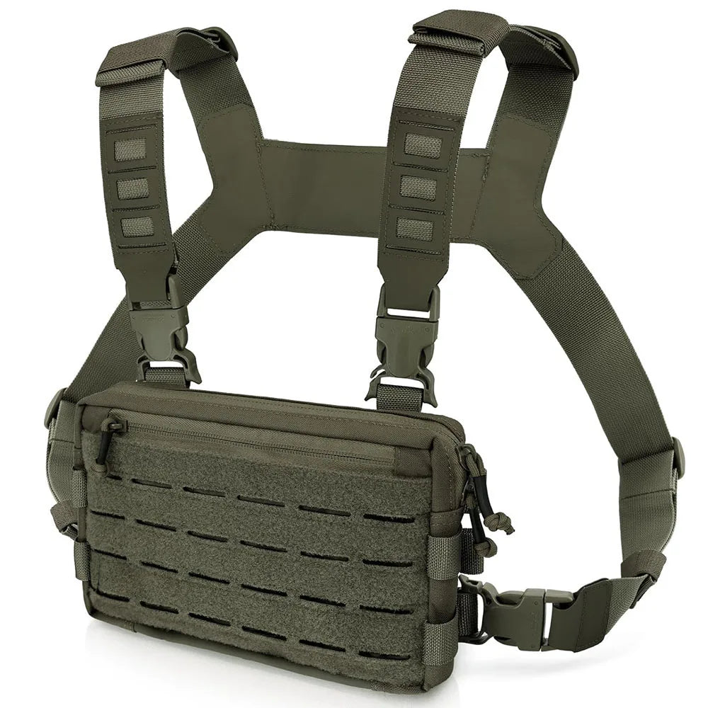 Tactical Chest Bag, Camping, Hunting, Fishing, Travel Backpack, Molle Vest, EDC Front Pouch, Outdoor Reconnaissance Kit, Waist Shoulder Bags