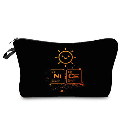 Sacs de rangement portables pour étudiant en sciences naturelles, poudres pour crayons, école, école, école, école, école, école, cadeaux du Nouvel An, mini sac de lavage