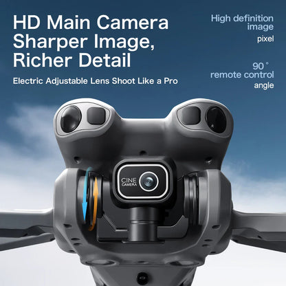 Drone professionnel avec double caméra 4K, drone vidéo, quadrirotor, 360, évitement intelligent d'obstacles, cadeau, nouveau, 2022