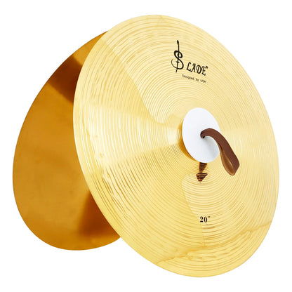 SLADE cymbale militaire cymbale de marche 1 paire cymbales à main 14/16/18/20 pouces ensemble de batterie cymbale accessoires d'instruments de Percussion