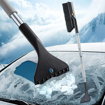 Grattoir à glace pour pare-brise de voiture, brise-glace, nettoyage rapide, brosse en verre, dissolvant de neige, outil de nettoyage de vitres automobiles, pelle à neige d'hiver