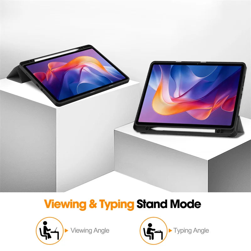 For Xiaomi Redmi Pad 2 11 inch 2025 Case with Pen Holder Magnetic Fold Stand Smart Cover For Funda Redmi Pad 2 Case Coque
