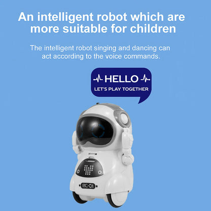 Robot peut parler, Dialogue interactif, reconnaissance vocale, enregistrement, chant et danse, conte d'histoires, Mini jouet Robot intelligent