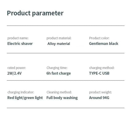 Mini Electric Razor Shavers For Men Waterproofshavers Irritation-Free Shave Comfortably Close Shave Shavers Razors Shaving