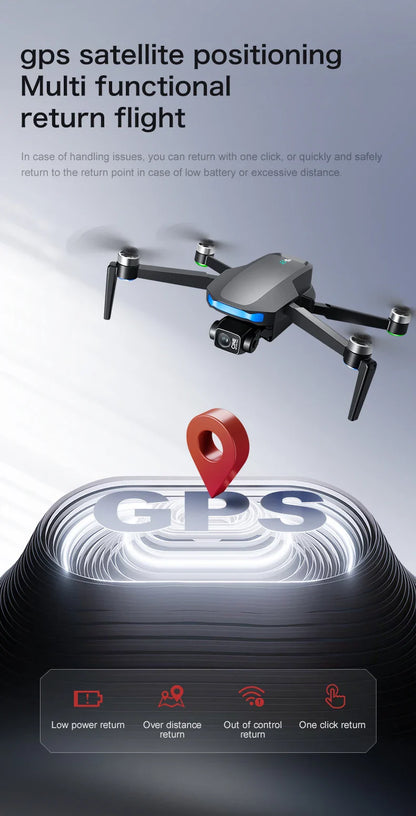 S-X1 MAX Drone GPS 4K professionnel HD EIS Caméras 3 axes Cardan aérien sans balais Écran 4.5" 5G WIFI FPV Drones RC Quadricoptère