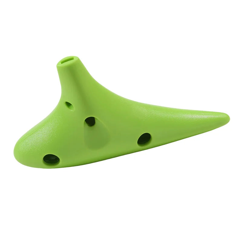 Ocarina Alto C Tuning en résine plastique pour adultes et enfants, flûte multicolore, 12 trous, nouveau