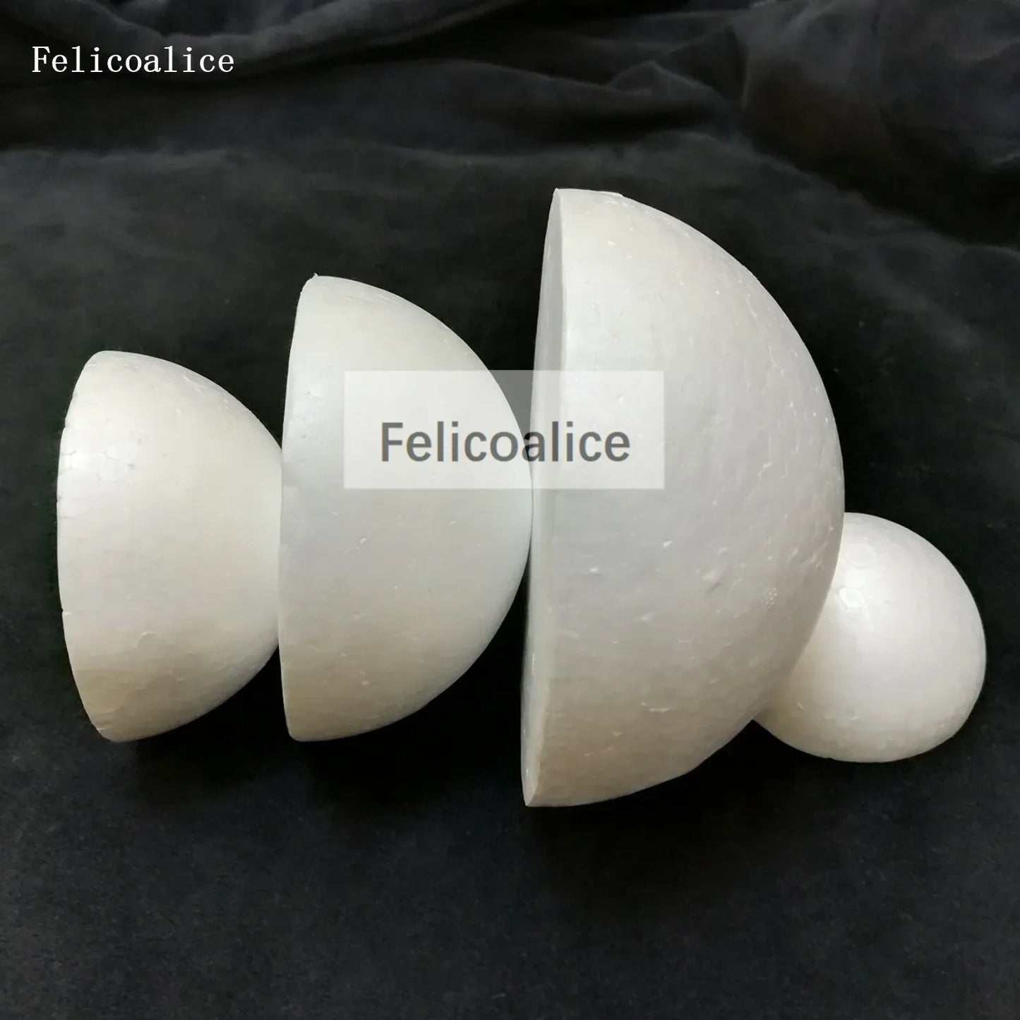 2/4pcs Half Round Solid Polystyrene Styrofoam Foam Balls for Christmas Kids Craft 20cm 7.87 inch 18cm 7.08 inch 15cm 5.905 inch