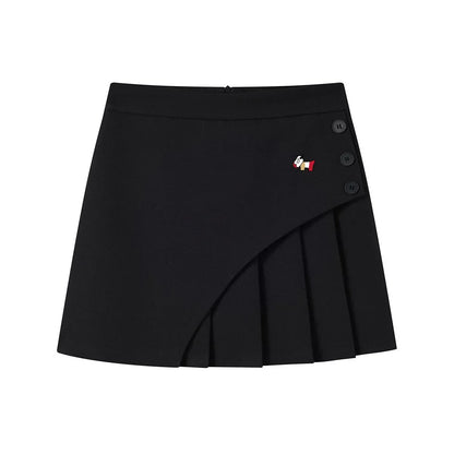 Summer golf suit pleated skirt, 2025 new Korean golf skirt, fashionable A-line short skirt, women's golf culottes