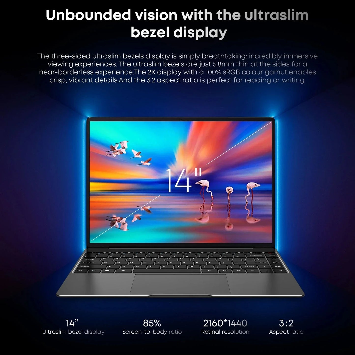 CHUWI 2025 Corebook X Ryzen5 7430U Gaming Laptop 14 inch FHD Screen 16GB RAM 512GB SSD WIFI 6 Windows 11 Gaming NoteBook