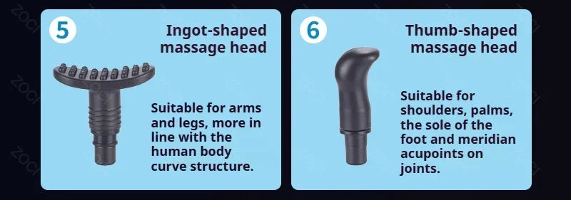 Mini 99 Levels Fascia Gun Handheld Portable Massage Gun Vibration Digital Display Muscle Massager Deep Tissue Massager for Body