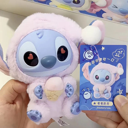Stitch Eat Some Thing Before Sleep Series Vinyl Blind Box Bag Plush Pendant Cute Doll Mystery Box Toy Adult Gift