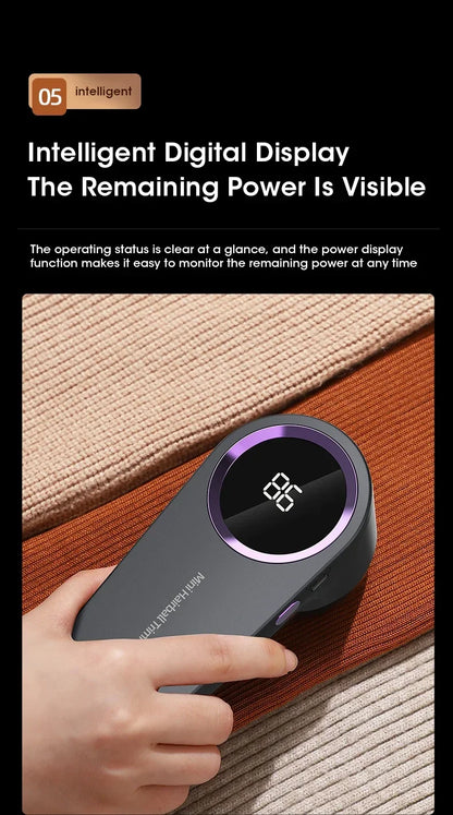 Dissolvant de peluches pour vêtements, dissolvant de peluches électrique numérique LED, Rechargeable par USB, rasoir en tissu Fuzz, pull, livraison directe