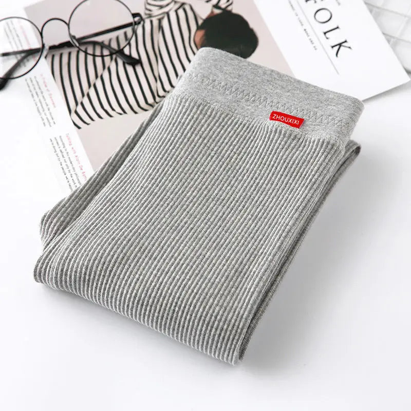 Women's Warm Winter Leggings, Thick Fleece Thermal Pants, Slim, High Waist, Elastic Tights, Solid Colors