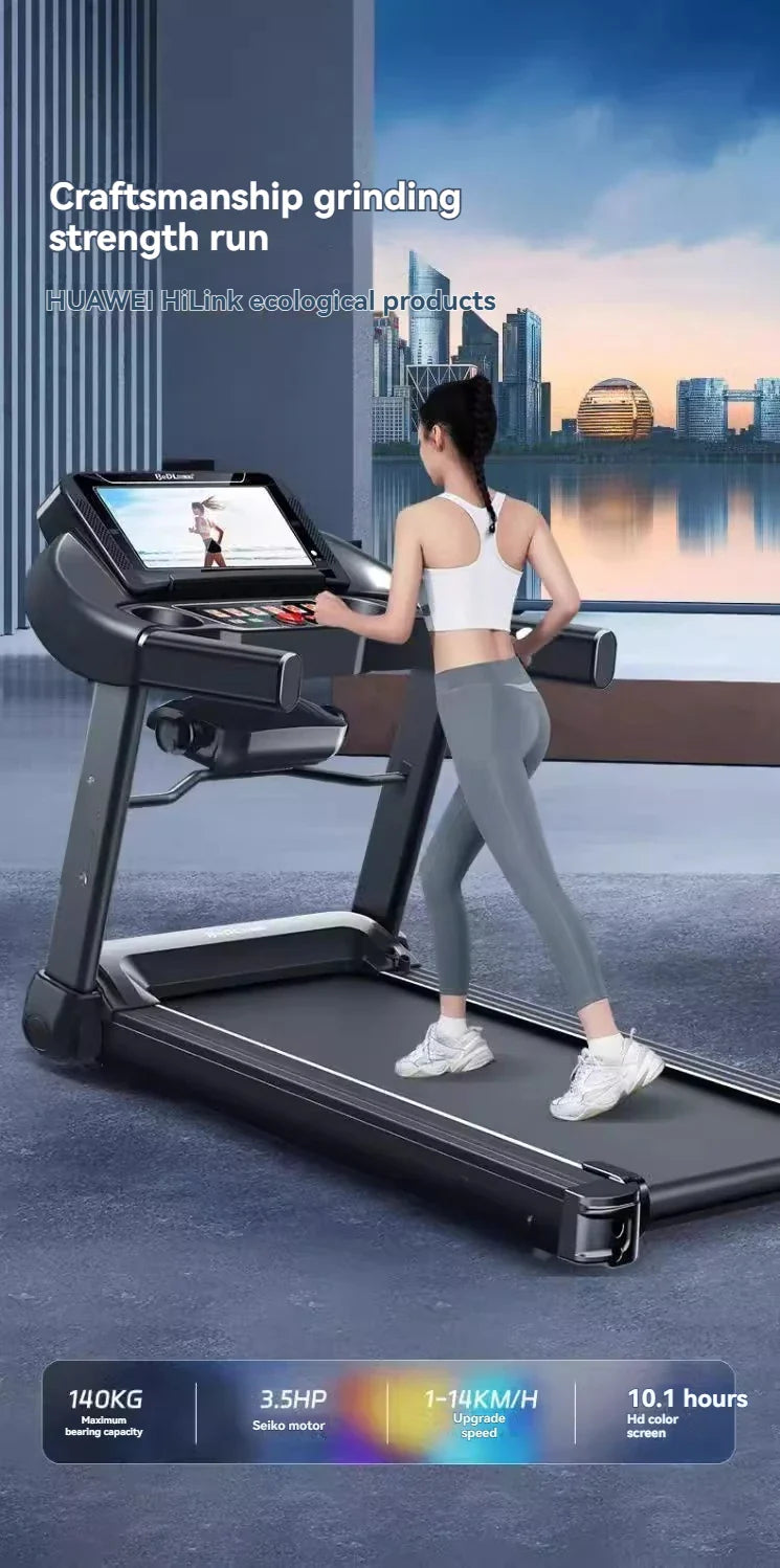 Tapis de course pliable multifonctionnel, mini tapis de course à domicile, équipement d'exercice intérieur, maison pliante de gym, 220V