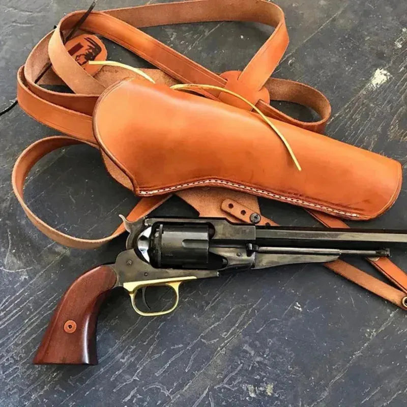 ♥   2025 nouveau vieux West Cowboy Cowgirl Cosplay Costume Revolver pistolet pistolet étui PULeather porte-balle pour Colt 6 pouces Ba ★ ☆ ly99