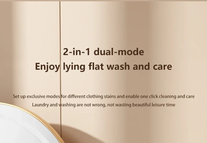 Mini Washer Underwear&Socks Makeup Brush Cleaner Washer Rechargeable Wireless Portable for Travel/Home/Dormit