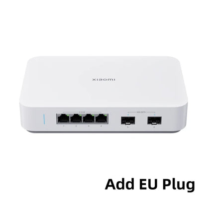 Xiaomi Mi 10 Gigabit Ethernet Switch 10000Mbps Network Switches VLAN Ethernet Splitter Lan Router 4 2.5G Ports RJ45 Hub Switch