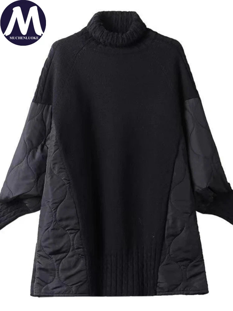 Ladies Sweater Autumn Winter New Casual Long Sleeve Turtleneck Knit Sweaters Tops Korean Fashion Loose Women's Sweater Pullovers