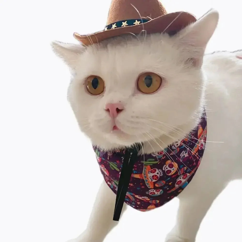 Cute hat、1pc Outdoor Adjustable Pet Dog Hat Summer Pet Accessories Dogs Cat Caps Photo Prop Dog Cat Cowboy Hats
