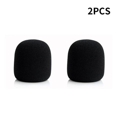 Colorful Windproof Anti-Spit Washable Sponge Foam Wireless Microphone Protective Cover for Most Microphones (3.5 x 7 cm)