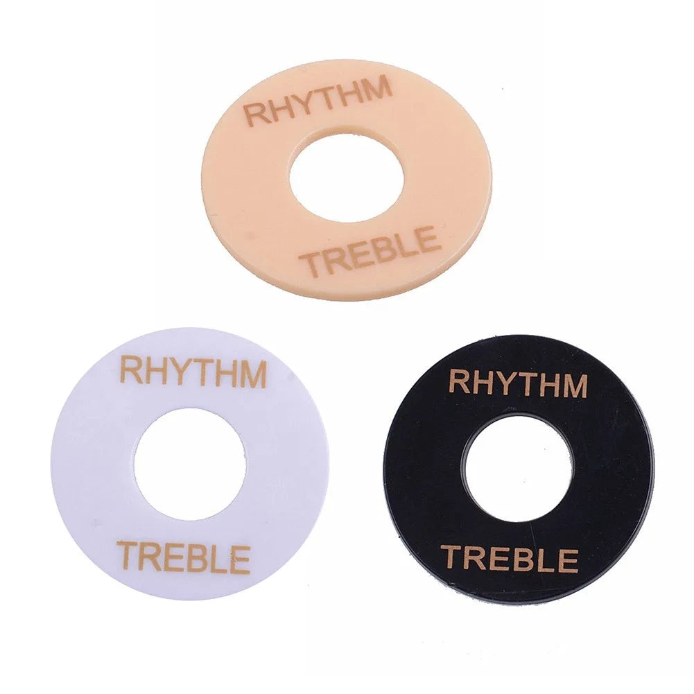 Anneau de commutation de sélection de rythme/treble, pour guitare Gibson Les Paul, interrupteur à trois vitesses, plaque de protection, anneau de sélection de couleurs