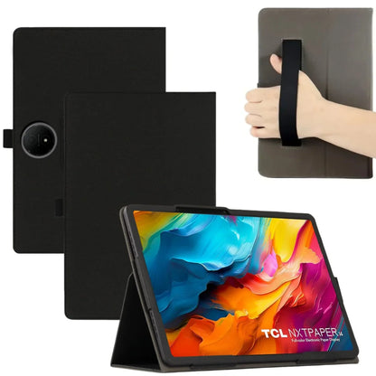 Flip Cover for TCL NXTPAPER 14 Tablet Case 14.3 Inches Fold Stand Folio Pu Leather Cases with Handheld for NxtPaper 14.3" 2024
