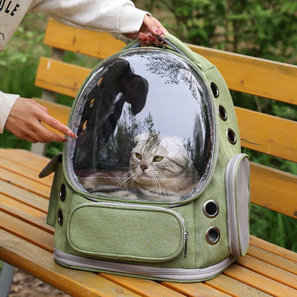 Pet Backpack Portable Travel Dog Cat Backpack Large Capacity Portable Travel Bag, Pet Carrier for Cats and Dogs