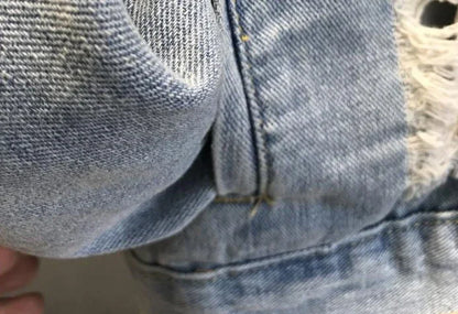 Manteau de cowboy pour hommes, vestes en jean amples et déchirées pour hommes, vêtements d'automne en tissu, livraison rapide, nouveau produit élégant à prix abordable