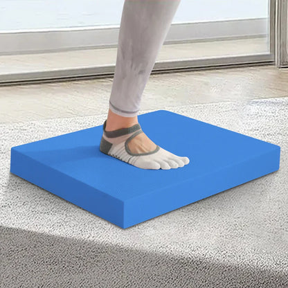 Yoga Balance Pad Anti Slip Fitness Mat Thickened Exercise Balance Pad Foam Cushion Mat for Stability Training