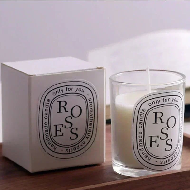 Bougie parfumée transparente romantique, cadeau pour invités, bougies aromatiques parfumées, bougies de mariage, pot à bougies