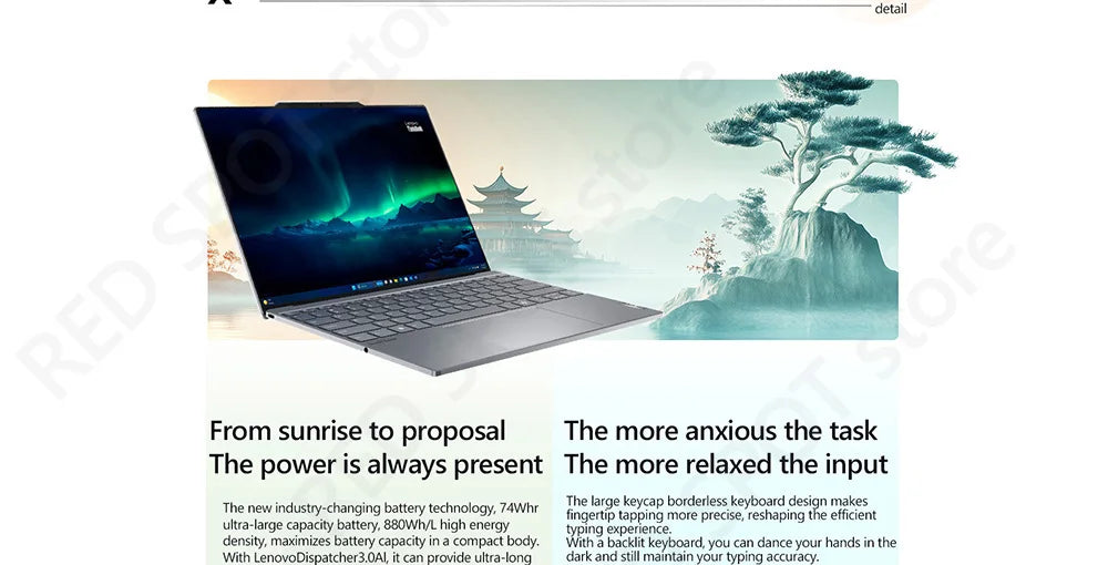 Lenovo ThinkBook X 2025 AI U9 285H/U5 225H 32GB+1TB 13.5inch 2.8K (2880*1920) 120Hz