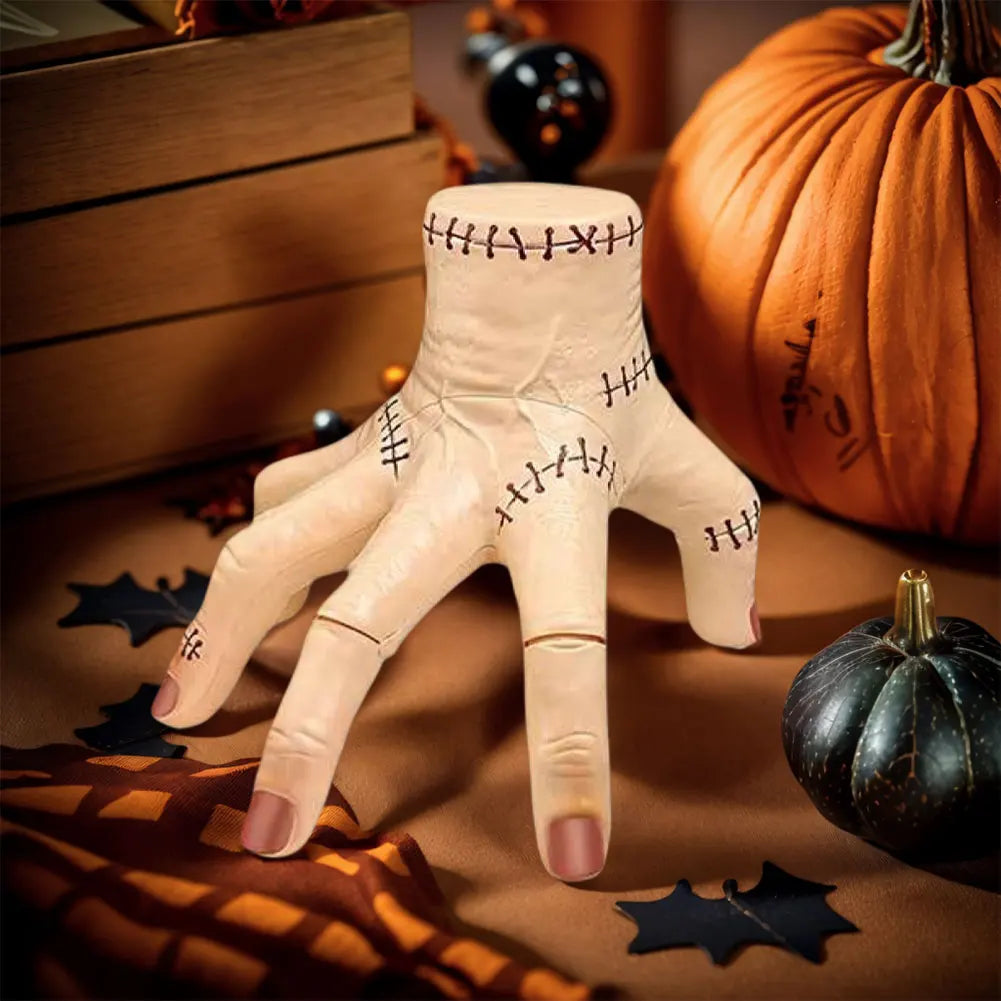 Main de la Chose pour Halloween, avec lumière électrique, rampant, figurine de cosplay d'horreur, accessoires de décoration pour maison et bureau