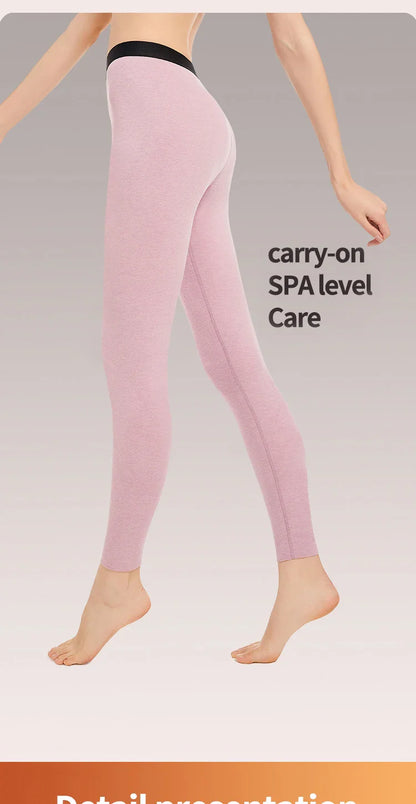 Leggings épais doublés de polaire pour femmes, vêtements intérieurs moulants pour l'automne et l'hiver, pantalons chauds sans couture en laine et soie de mûrier pour femmes