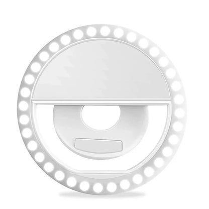 Anneau lumineux Led pour Selfie, Portable, Charge USB, lampe d'objectif de téléphone Portable, diffusion en direct, vidéo, lumière de remplissage pour Selfie, pour tous les smartphones