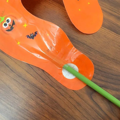 50/5pcs Halloween Balloon Headband Foil Balloons Stick Aluminum Film Inflatable Balloon Skeleton Pumpkin Hair Hoop Party Props