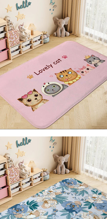 Tapis de chambre Elvis lavable antidérapant, tapis de cuisine, salon, salle de bain, paillasson d'entrée, tapis de couloir