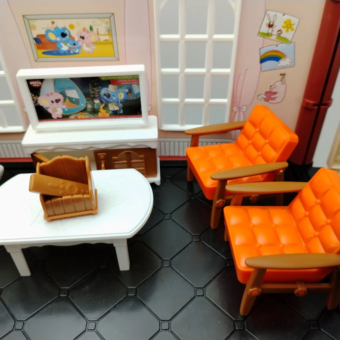 Mini-supermarché, jeux de shopping, accessoires de maison de poupée, jouets éducatifs pour enfants, jouets d'interaction familiale