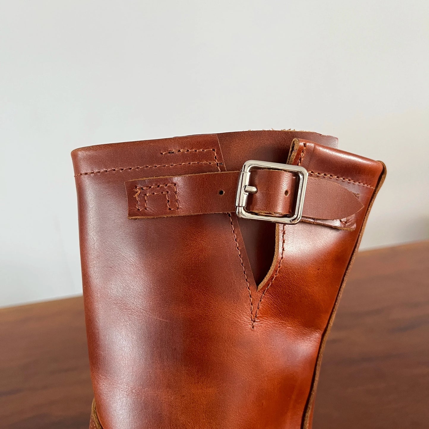 RockCanRoll-Chaussures en cuir de vachette véritable pour hommes, chaussures italiennes en cuir de vachette, bottes Trooper AtlanBoots cousues Goodyear, qualité supérieure, EB800