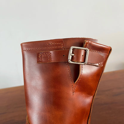 RockCanRoll-Chaussures en cuir de vachette véritable pour hommes, chaussures italiennes en cuir de vachette, bottes Trooper AtlanBoots cousues Goodyear, qualité supérieure, EB800