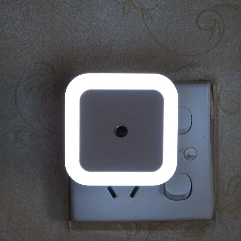 Mini veilleuse LED sans fil avec capteur, prise EU/US, éclairage décoratif pour chambre d'enfant, salon