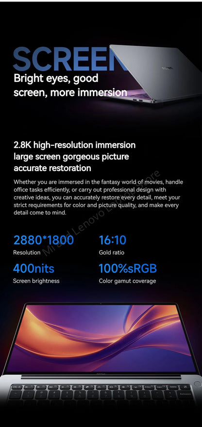 【World Premiere】Xiaomi REDMI Book 14 2025 NEW Intel Core 5 220H 32G+1TB 2.8K 120Hz Screen