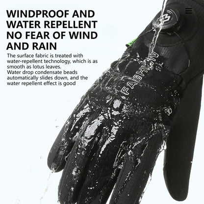 GTUBIKE nouveaux gants de ski chauds d'hiver unisexe coupe-vent résistant au froid gants pour écran tactile pour les Sports de plein air course randonnée cyclisme