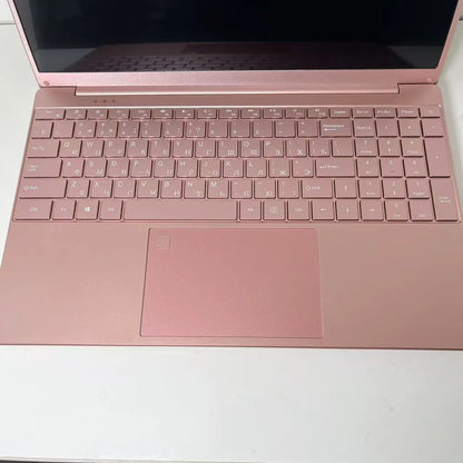 Ordinateur portable Celeron N5095 de 11e génération - Win 10/11, 16 Go 32 Go de RAM, SSD de 128 Go à 2 To. Wi-Fi 2,4 G/5,0 G et Bluetooth, clavier rose élégant.