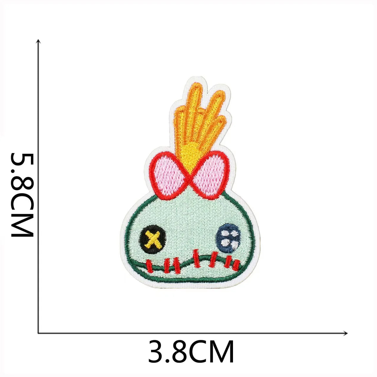 Stitchou Écussons à Repasser pour Vêtements Appliqués Brodés Bandes Dessin Animé pour Vêtements Veste Jeans Décoration DIY