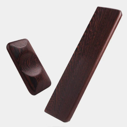 Wenge Wood Palm Rest Custom for Ergonomics Mechnical Keyboard Game Office Accessories Wrist Rest Pure Soild Wood Palm Stree Gift