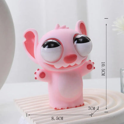 New Stitch Squishy Stress Relief Toy Pop Out Eye Funny Fidget Sensory Toy for Adults Kids Anxiety Relief Desk Decor Funny Gift