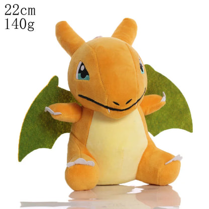 Pikachu Pokemon Plush Doll Charmander Bulbasaur Squirtle Psyduck Eevee Plush Soft Stuffed Animals Peluche Plushie Toy Gifts