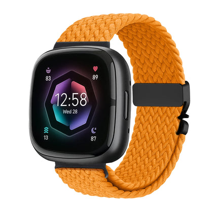Braided Parachute band for Fitbit Versa 4 3 Sense 2 Strap Accessories replacment nylon belt Bracelet correa Fitbit Versa 4 Strap