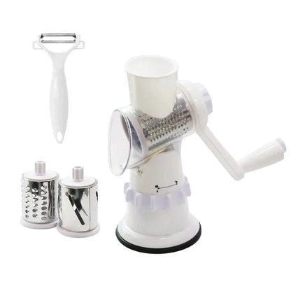 Multifunctional Roller Vegetable Cutter Hand Crank Home Kitchen Shredder Potato Grater Vegetable Cutter & Slicer Garlic Shredder