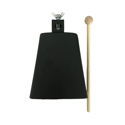 Cloche de vache de 4/5/6/7/8 pouces avec maillets en bois, cloche de Jazz en métal et acier, cloches de bétail, pièces et accessoires d'instruments de Percussion